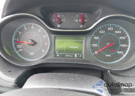 2017 Chevrolet Cruze Lt Auto из США, поврежденный, VIN 1G1BE5SM2H7274268